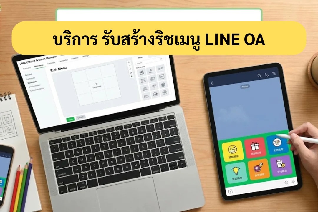 รับสร้างและออกแบบริชเมนู LINE OA – Panyasubs